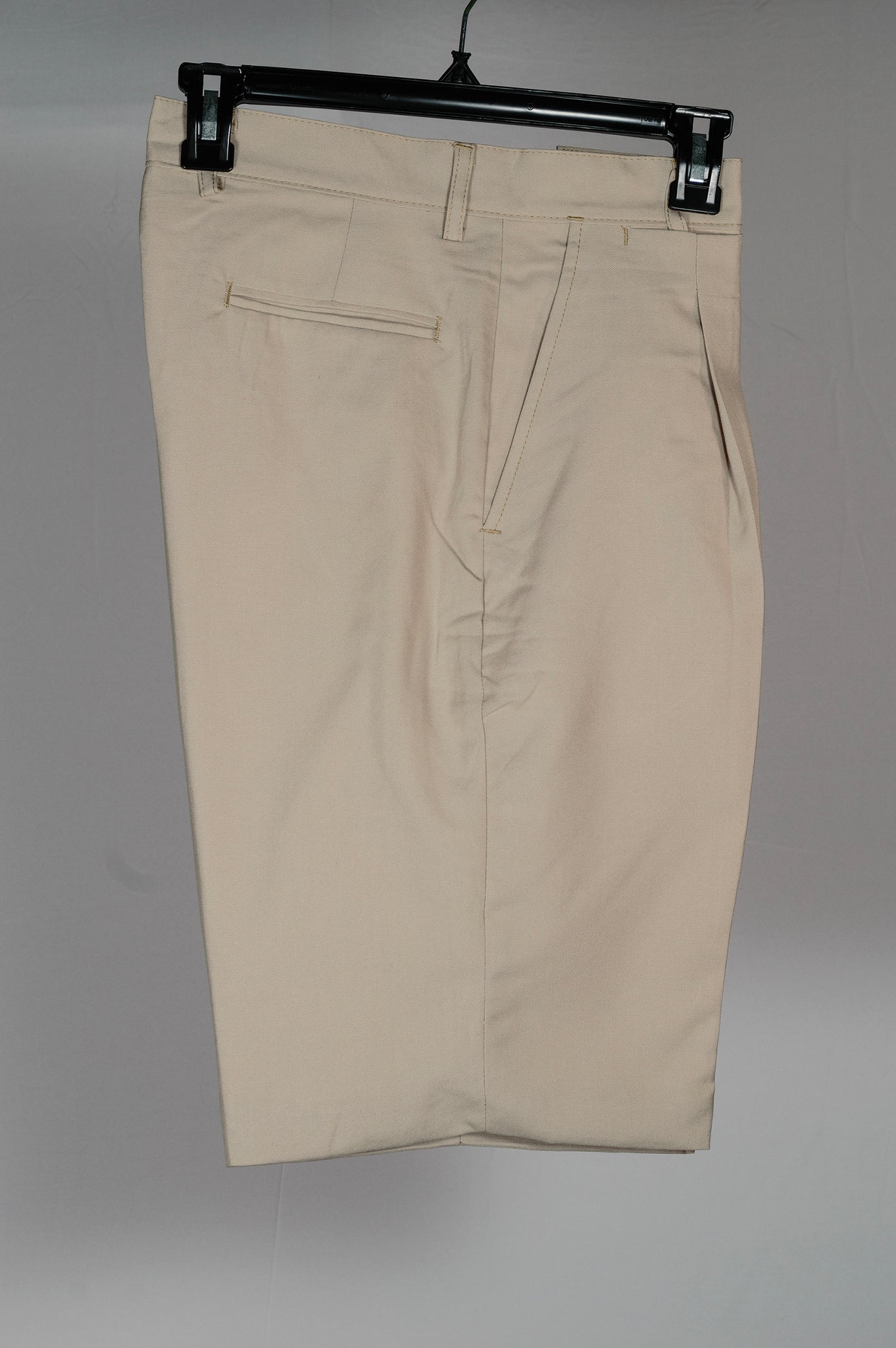 Beige Formal Shorts
